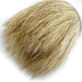 Car Wash Brush Cleaning Round Head Wood Handle Beige Faux Bristle Wheel Cleaning Brush for Dash Trim Seats Handy Washable Auto