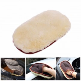 1pcs Lamb Wool Car Wash Mitt Glove Super Soft Lambswool Auto Wax Washing Tool