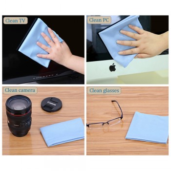 8 Pcs/Pack Auto Shine Microfiber Glass Cleaning Towels Stainless Steel Polishing Shine Cloth Window Windshield Cloth