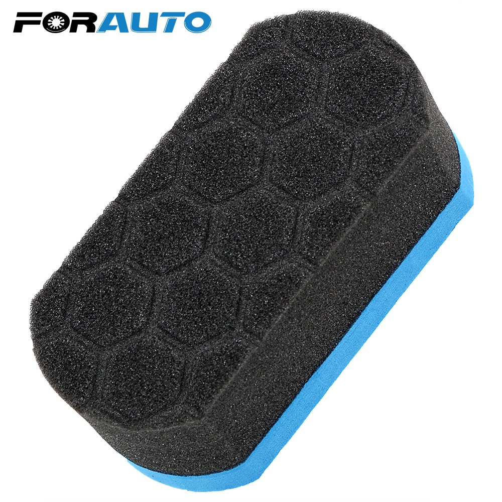 Car Wash Sponge Auto Care Detailing Cleaning Tool Wax Foam Polishing Sponge Soft Professional Hex Waxing Buffing Applicator Pad