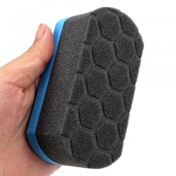 Car Wash Sponge Auto Care Detailing Cleaning Tool Wax Foam Polishing Sponge Soft Professional Hex Waxing Buffing Applicator Pad