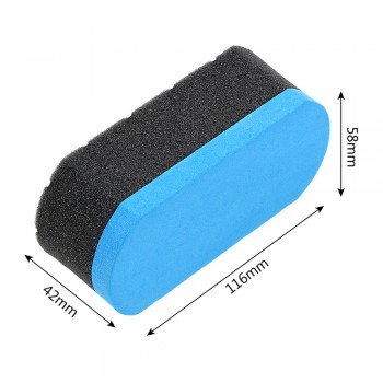 Car Wash Sponge Auto Care Detailing Cleaning Tool Wax Foam Polishing Sponge Soft Professional Hex Waxing Buffing Applicator Pad