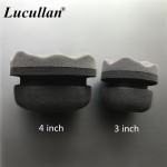 Lucullan Make Detailing Easier Hex Grip Tools Handheld Tire Waxing Sponge 3 inch Fit The Wax Bottle Tire Dressing Applicator
