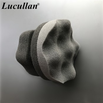 Lucullan Make Detailing Easier Hex Grip Tools Handheld Tire Waxing Sponge 3 inch Fit The Wax Bottle Tire Dressing Applicator