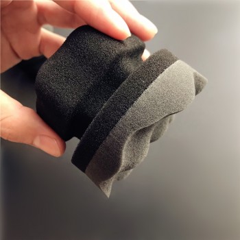 Lucullan Make Detailing Easier Hex Grip Tools Handheld Tire Waxing Sponge 3 inch Fit The Wax Bottle Tire Dressing Applicator
