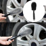 VODOOL Car Wash Wheel Brush PP Handle Vehicle Cleaning Wheel Rim Tire Washing Brush Tool For Auto Truck Motorcycle Care Styling
