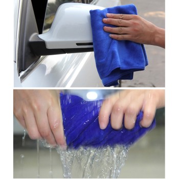 30*70cm Car Wash Towel Cleaning Tool Ultra Soft Microfiber Cloth for Car Wax Polish Car-styling Auto Care Detailing 4 Colors