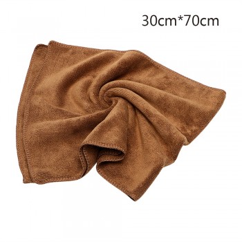 30*70cm Car Wash Towel Cleaning Tool Ultra Soft Microfiber Cloth for Car Wax Polish Car-styling Auto Care Detailing 4 Colors
