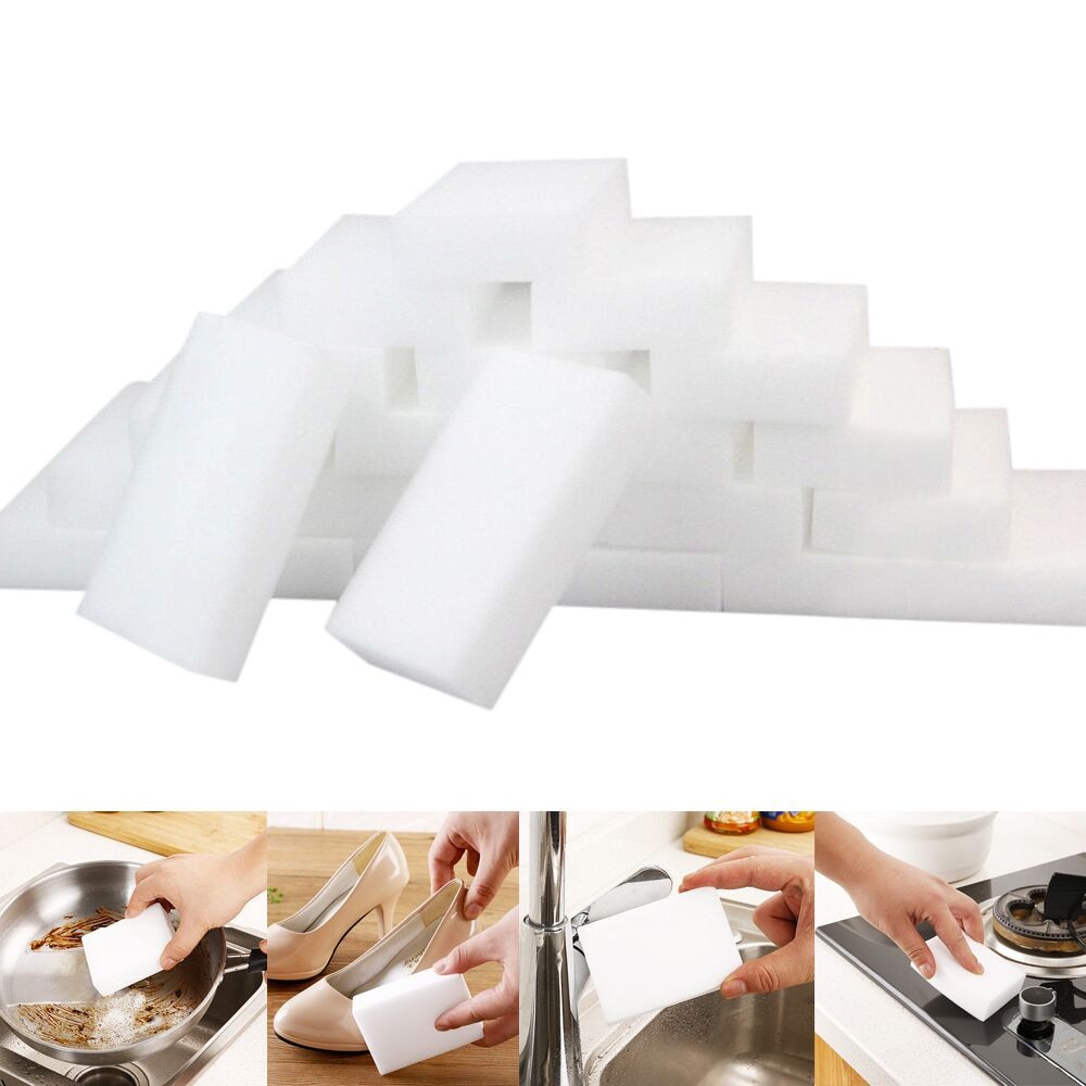 Auto Care Car Wash Detailing White Melamine Sponge Magic Sponge Eraser Car Clean Auto Vehicle Detailing Styling Cleaning Tools
