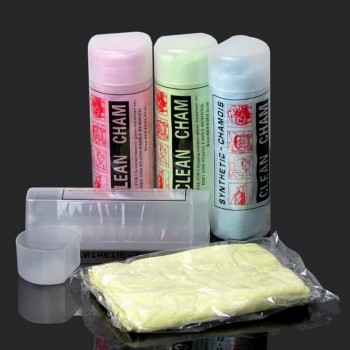 66*43*0.2CM 4 Colors PVA Chamois Car Wash Towel Cleaner Car Accessories Screen Cleaning Hair Drying Cloth Wholesale Car Styling