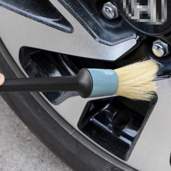 5pcs Car Detail Brush Set Scratch free for Interior and Exterior Detailing Dashboard Air Vent Cleaning Rims Wheels Automotive