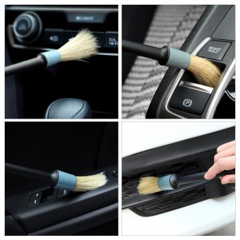 5pcs Car Detail Brush Set Scratch free for Interior and Exterior Detailing Dashboard Air Vent Cleaning Rims Wheels Automotive