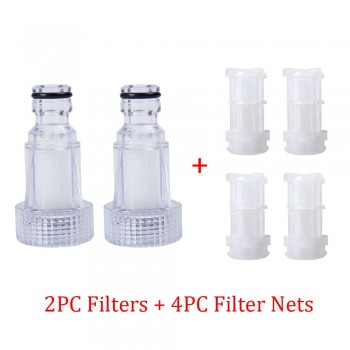 2pcs/set Car Washing Machine Water Filter Connection For Karcher K2 K3 K4 K5 K6 K7 Series High Pressure Washers