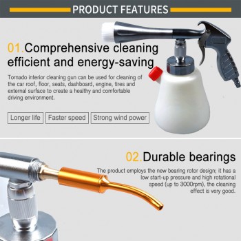 Bearing tornador cleaning gun , high pressure car washer tornador foam gun,car tornado espuma tool