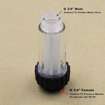 G 3/4 Inlet Water Filter For Karcher K Nilfisk Lavor High Pressure Car Washer Clean Accessories Free Shipping