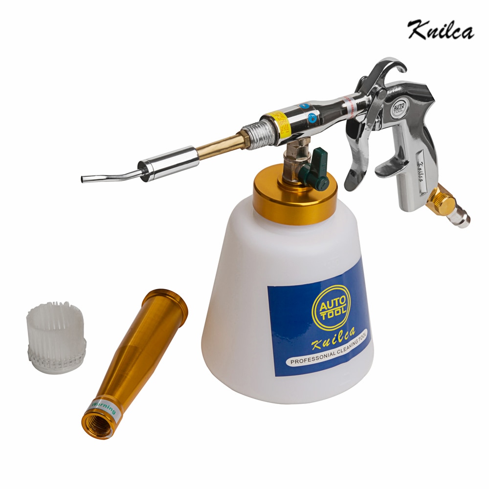 Knilca Tornador Black Car Cleaning Gun Dry Cleaner Tornador Apparatus With Metal Bearing Turbo Twister Pneumatic Car Tool