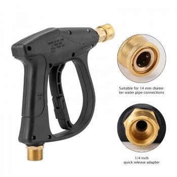 200BAR/3000PSI Pressure Electric Car Wash Gun Pressure Cleaner Gun Car Washer Water Gun M22 Metric Thread Cleaning Tools