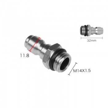 Foam Gun 1/4 Quick Connect Foam Lance Accessories 1/4 M14 Wire fittings connection fitting Foam cannon quick connector
