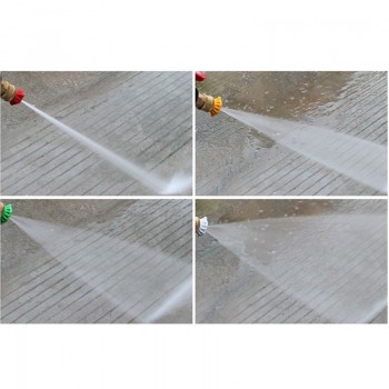 High Pressure Car Wash Gun Jet Lance For Karcher K Series With 5 Nozzle Tips Adjustable Angle Sprayer Curved Rod Washer