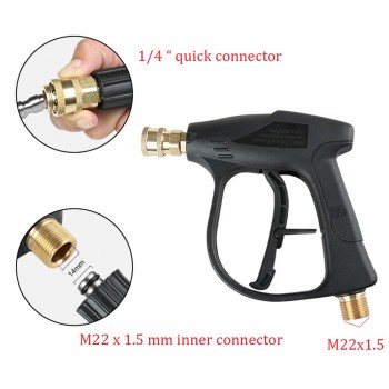1L Car Washer Jet Adjustable Snow Foam Lance 1/4 Quick Release with 5 Nozzles for Car Washer Water Gun Cleaning Tools