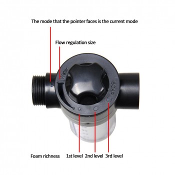 Household Multifunctional Water Gun Foamer Car Washing Water Foam Gun 100ml High Pressure Snow Foam Bottle Lance