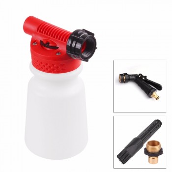 Onever Car Washer High Pressure Snow Foamer Water Gun 900ml Car Cleaning Foam Gun Washing Foamaster Gun Soap Shampoo Sprayer