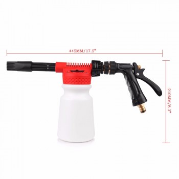 Onever Car Washer High Pressure Snow Foamer Water Gun 900ml Car Cleaning Foam Gun Washing Foamaster Gun Soap Shampoo Sprayer