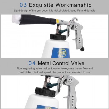 Tornado Car Cleaning Gun EU JP US High Pressure Cleaning Tool Automobiles Deep Dry Clean Washer For Cars Tornado Clean Tool