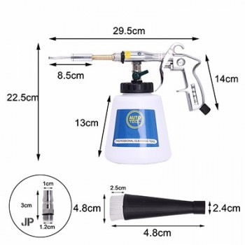 Tornado Car Cleaning Gun EU JP US High Pressure Cleaning Tool Automobiles Deep Dry Clean Washer For Cars Tornado Clean Tool