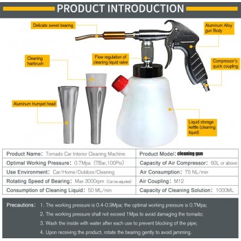 Tornador Cleaning Gun , high pressure Car Washer Tornador foam gun,car tornado espuma tool