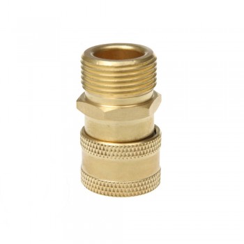 High Pressure Washer Car Washer Brass Connector Adapter M22 Male 1/4 female Quick Connection Adapter