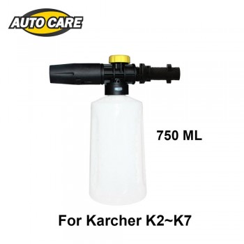 750ml Snow Foam Lance For Karcher K2 - K7 High Pressure Foam Gun Cannon Plastic Portable Foamer Nozzle Car Washer Soap Sprayer
