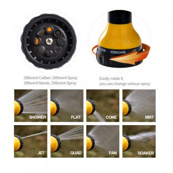 AuMoHall Foam Water Gun High Pressure 3 Grade Nozzle Jet Car Washing Sprayer Cleaning Tool
