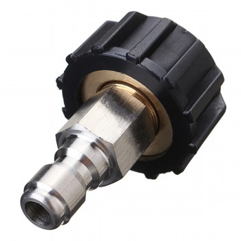 High Pressure Washer Foam Lance Male Adapter Connect 14mm M22 X 1/4