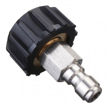 High Pressure Washer Foam Lance Male Adapter Connect 14mm M22 X 1/4