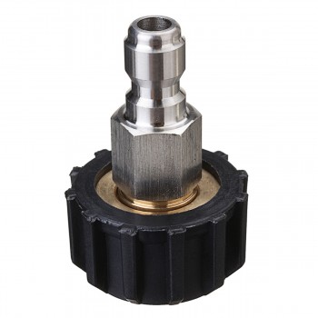 High Pressure Washer Foam Lance Male Adapter Connect 14mm M22 X 1/4