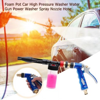 Car High Pressure Washer Water Gun Power Washer Spray Nozzle Water Hose Long Foam Pot Garden Car Washer Gun Drop Shipping