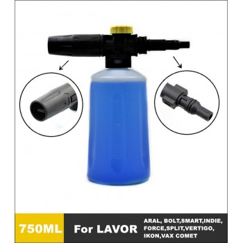 1L / 750ML Snow Foam Lance For LAVOR High Pressure Car Washer Soap Foamer Generator Maker Sprayer With Adjustable Nozzle