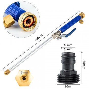 Car High Pressure Washer Water Gun Power Jet Washer Spray garden Nozzle Water Hose Wand Attachment DropShip Auto Clean Gun Tool