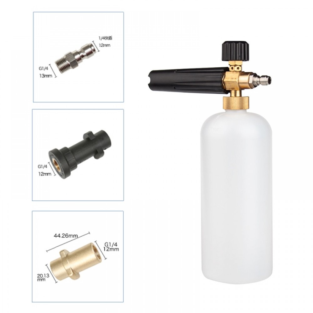 Car Snow Foam Lance For Karcher K Series Soap Foamer 1L Adjustable Cleaning Nozzle Professional Generator Car Washer Accessories