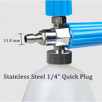 1/4 Quick Connector Car Washer Snow Foam Lance  High Pressure Soap Foamer Cleaner Washing