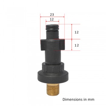 Adapter for Foam Nozzle/ Foam Generator/ Snow Foam Lance for BOSCHE (OLD)/ PATRIOT (OLD) High Pressure Washer