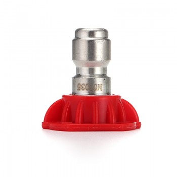 ROUE Real 1/4 Stainless Steel 4000 Psi Quick Connect High Pressure Spray Tip 0 15 25 40 65  Degree Nozzle 4.0 Orifice Size