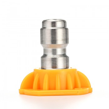 ROUE Real 1/4 Stainless Steel 4000 Psi Quick Connect High Pressure Spray Tip 0 15 25 40 65  Degree Nozzle 4.0 Orifice Size