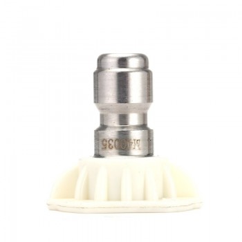 ROUE Real 1/4 Stainless Steel 4000 Psi Quick Connect High Pressure Spray Tip 0 15 25 40 65  Degree Nozzle 4.0 Orifice Size