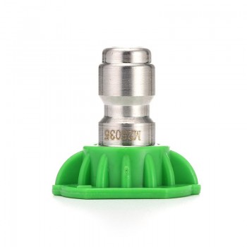 ROUE Real 1/4 Stainless Steel 4000 Psi Quick Connect High Pressure Spray Tip 0 15 25 40 65  Degree Nozzle 4.0 Orifice Size