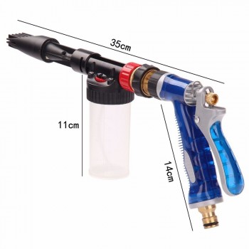 High Pressure Water Hose Nozzle Garden Hose Sprayer for Showering Pets and Car Wash Garden Hose Set