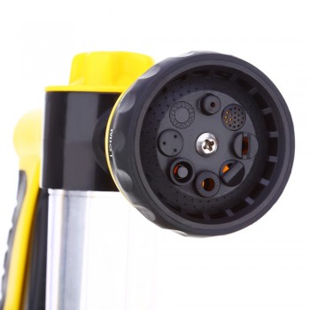 Adjustable Car Water Gun Snow Foam Lance High Pressure Car Garden Wash Eight Spray Settings Spray Patterns Car Washer Gun