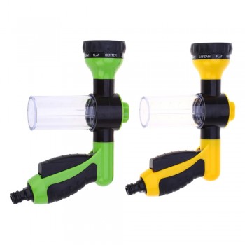 Adjustable Car Water Gun Snow Foam Lance High Pressure Car Garden Wash Eight Spray Settings Spray Patterns Car Washer Gun