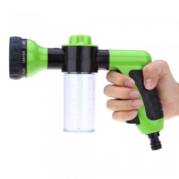 Adjustable Car Water Gun Snow Foam Lance High Pressure Car Garden Wash Eight Spray Settings Spray Patterns Car Washer Gun